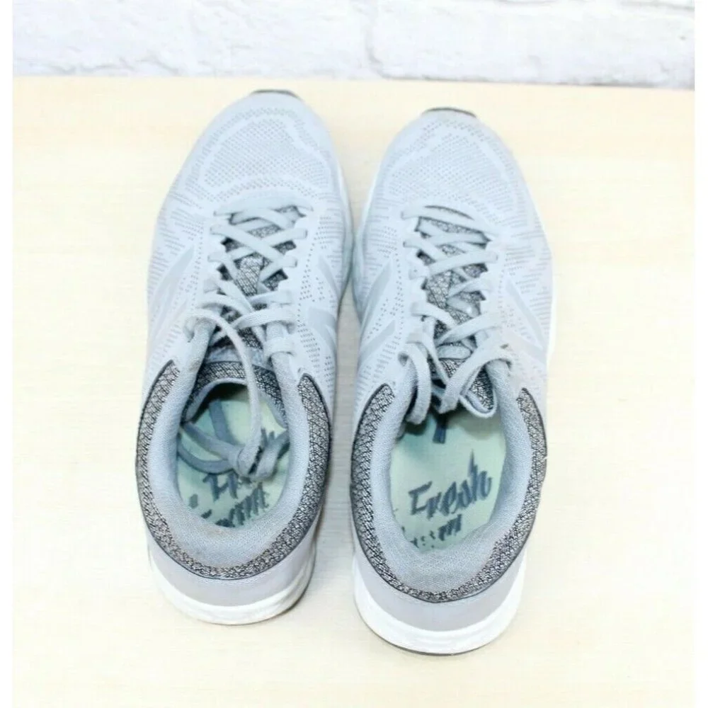 New Balance Gray Mesh Lightweight Athletic Running Sneakers Size 9.5 - Picture 6 of 9